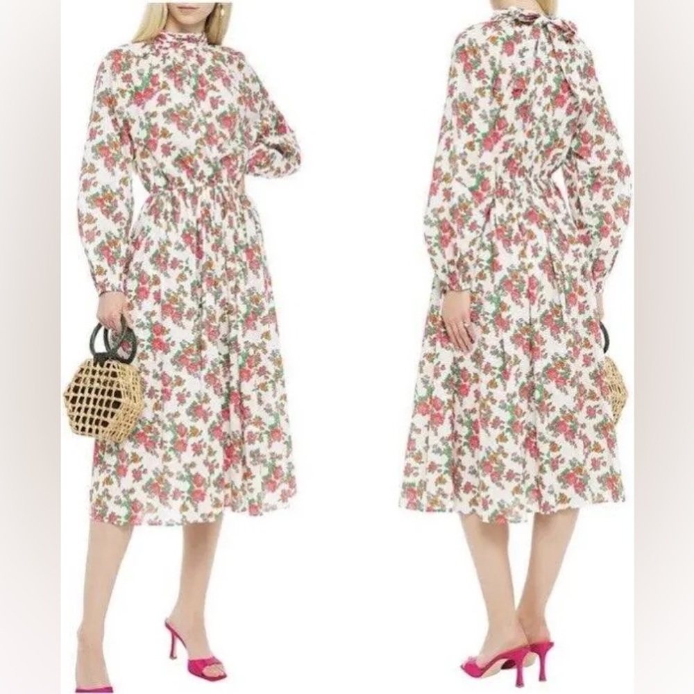 Rhode Mai Floral Print Mai Midi Dress